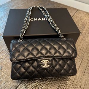 Chanel Black Small Classic Handbag